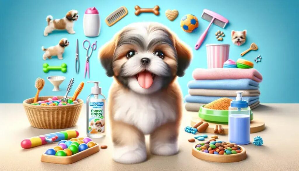 Como cuidar de um Shih Tzu de 45 dias?