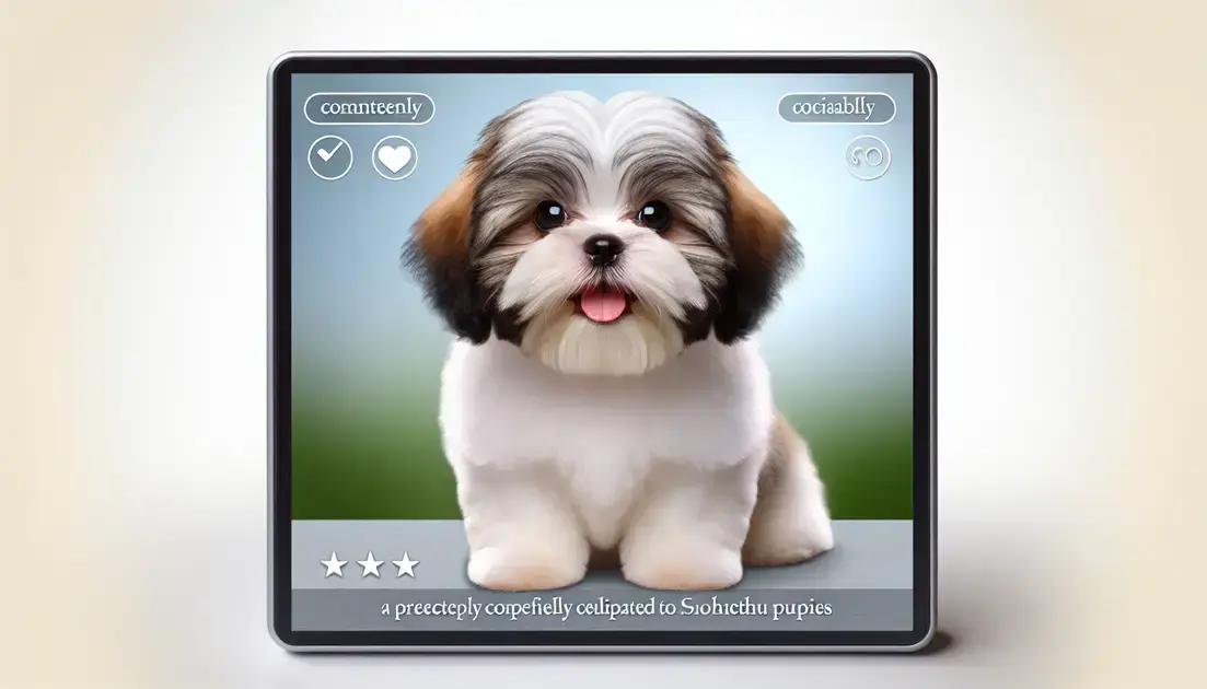 Os 7 Produtos Mais Úteis para Filhotes de Shih Tzu
